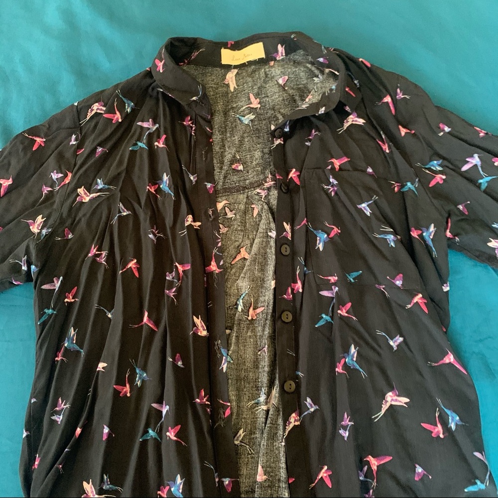 love notes button-up blouse - Picture 2 of 7